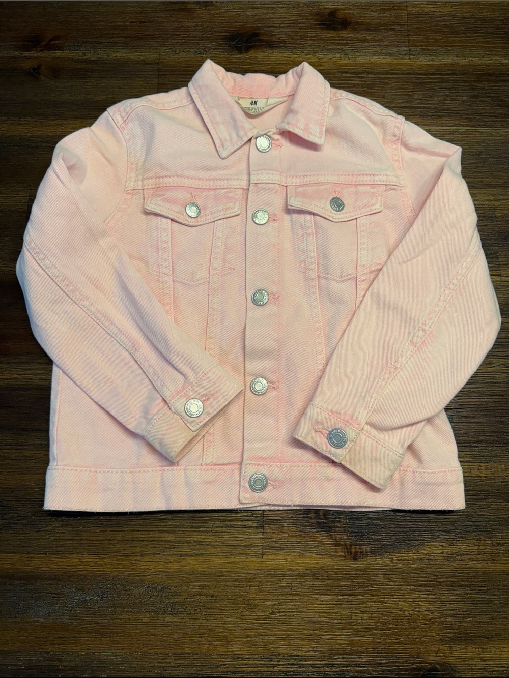 H&M Light Pink Kids' Denim Jacket